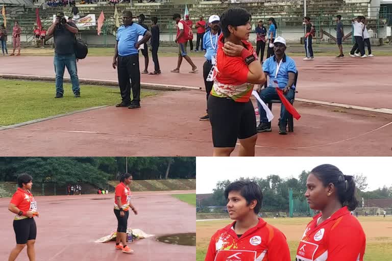 State school athletic meet Shot put winner  Shot put winner Anupriya  State school athletic meet  Anupriya broke the national record in shot put  സംസ്ഥാന സ്‌കൂള്‍ കായിക മേള  ഷോട്ട്പുട്ടില്‍ ദേശീയ റെക്കോഡ് ഭേദിച്ച് അനുപ്രിയ  അനുപ്രിയ  ഹെനിന്‍  കെ സി ത്രോ അക്കാദമി  കെ സി ത്രോ