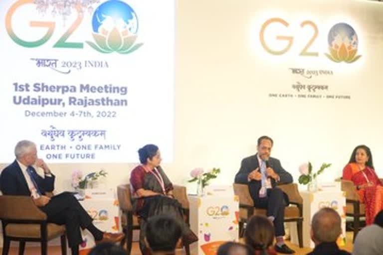 g20-sherpa-summit-dignitaries-welcomed-in-udaipur