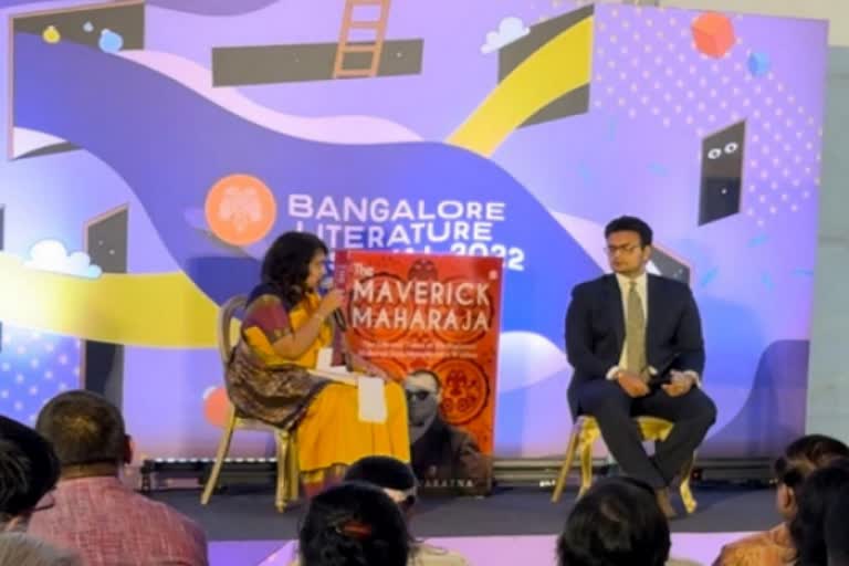 bengaluru lit fest session about mevarik maharaja