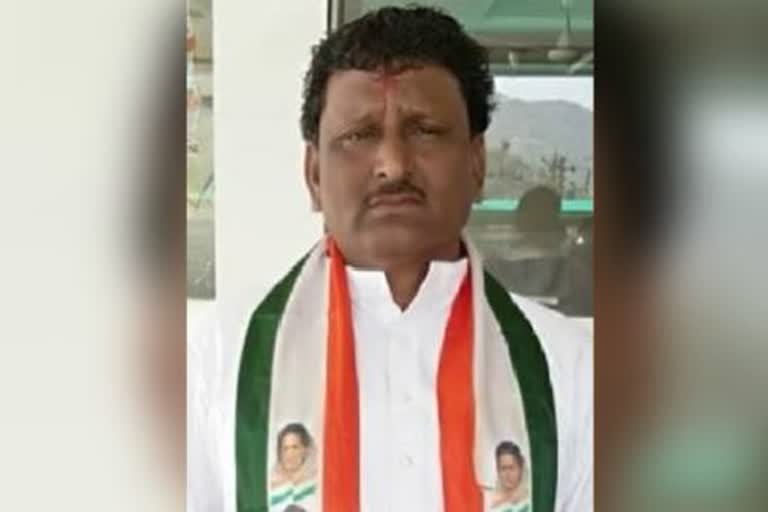 Congress party MLA from Danta Kanti Kharadi has been attacked