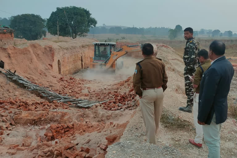 Illegal brick kilns in Gumla