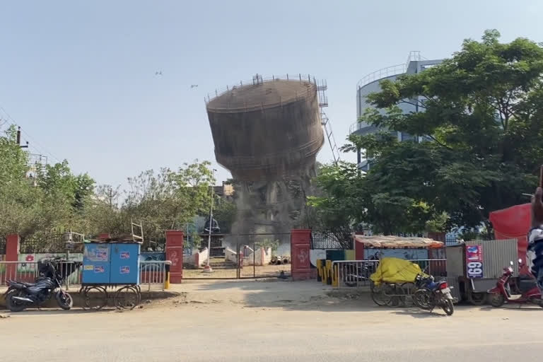 old tank colapsed in nirmal