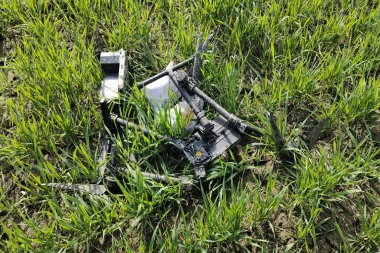 BSF soldiers shot down a heroin carrying drone