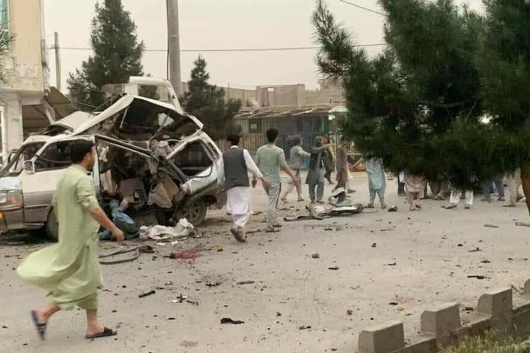 Bomb blast in Afghanistan