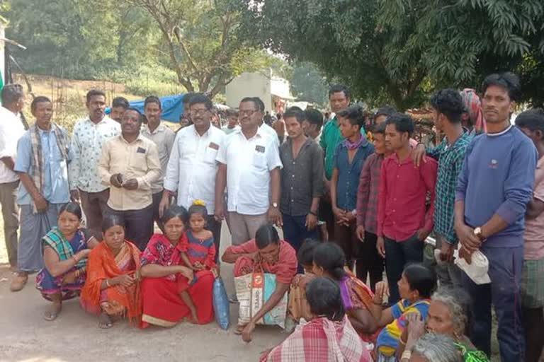 andhra pradesh supporters protest in kotia
