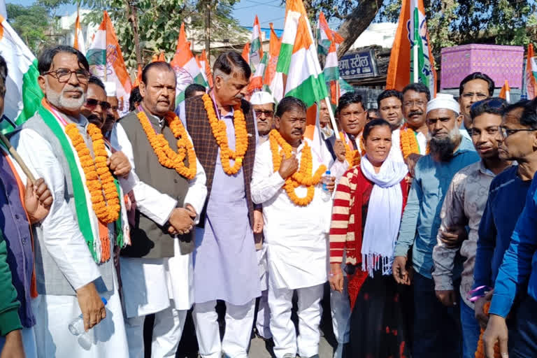 Congress took out Bharat Jodo Yatra in Simdega