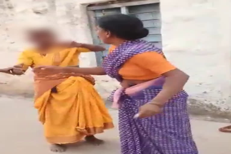 Daughter beats own mother