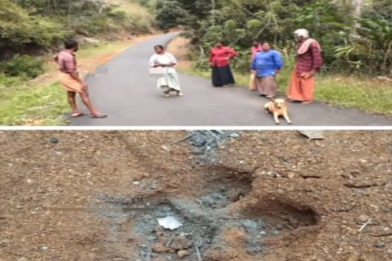 Idukki  Thalamali  Pettimudi  Footprints seems like tiger  tiger  Natives  Forest  Forest department  തലമാലി  കടുവ  കാല്‍പ്പാട്  പ്രദേശവാസികള്‍  ഭീതി  വനപാലകര്‍  ആരോപണവും ശക്തം  ഇടുക്കി  പെട്ടിമുടി