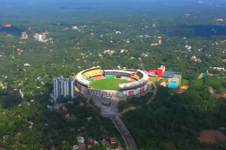 Bharatkaryavattom green field stadium  india vs srilanka odi in january 2023  green field stadium  green field stadium thiruvananthapuram  india vs srilanka odi  ഗ്രീന്‍ഫീല്‍ഡ് സ്‌റ്റേഡിയം  ശ്രീലങ്ക  ഇന്ത്യ  കാര്യവട്ടം ഗ്രീന്‍ഫീല്‍ഡ് സ്‌റ്റേഡിയം  ബിസിസിഐ