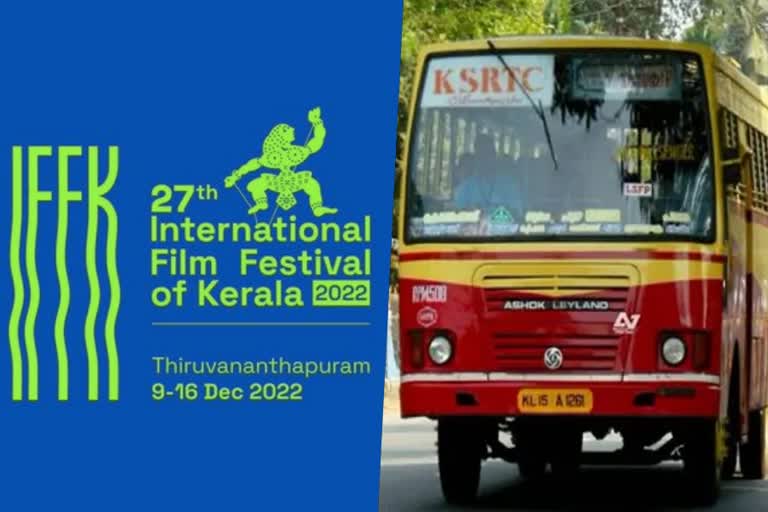 IFFK  Thiruvananthapuram  KSRTC  KSRTC is ready to make travel facilities  Delegates  International Film Festival  ആനവണ്ടി  രാജ്യാന്തര ചലച്ചിത്രമേള  ഡെലിഗേറ്റുകള്‍  യാത്രാ സൗകര്യങ്ങളൊരുക്കി കെഎസ്ആര്‍ടിസി  കെഎസ്ആര്‍ടിസി  ടുഡേ  ഗുഡ് ഡേ  ട്രാവല്‍ കാര്‍ഡ്  തിരുവനന്തപുരം  സിറ്റി സർക്കുലർ  സർവീസുകൾ