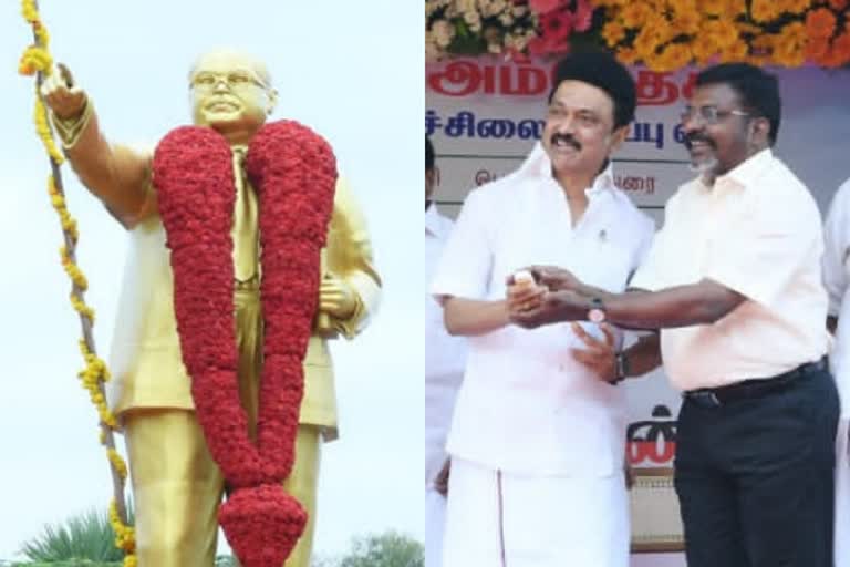 மதுரையில் அம்பேத்கர் சிலையை திறந்து வைத்தார் முதலமைச்சர் ஸ்டாலின்!