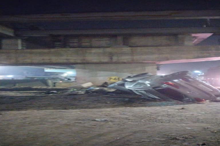 accident in under construction flyover