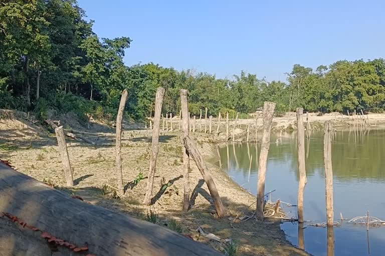 Baralia River Erosion in Rangia