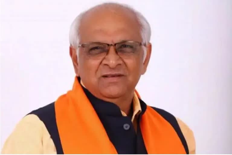 Bhupendra Patel to continue as Gujarat CM  ഭുപേന്ദ്ര പട്ടേല്‍ വീണ്ടും ഗുജറാത്ത് മുഖ്യമന്ത്രി  ബിജെപി എംഎല്‍എമാര്‍  Gujarat government 2022  Bhupendra Patel swearing in ceremony  ഗുജറാത്ത് ബിജെപി സര്‍ക്കാര്‍ 2022  ഭുപേന്ദ്ര പട്ടേല്‍ സര്‍ക്കാര്‍ സത്യപ്രതിജ്ഞ  ഗുജറാത്ത് നിയമസഭ തെരഞ്ഞെടുപ്പ് 2022  Gujarat assembly election