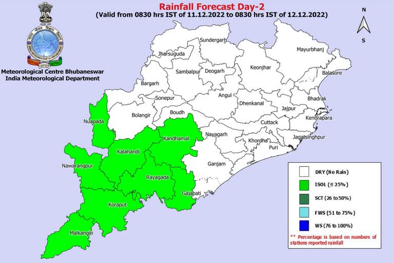 Cyclone Mandous: ଦୁର୍ବଳ ହେଲା ବାତ୍ୟା, ଦକ୍ଷିଣ ଓଡ଼ିଶାରେ ହାଲୁକା ବର୍ଷା