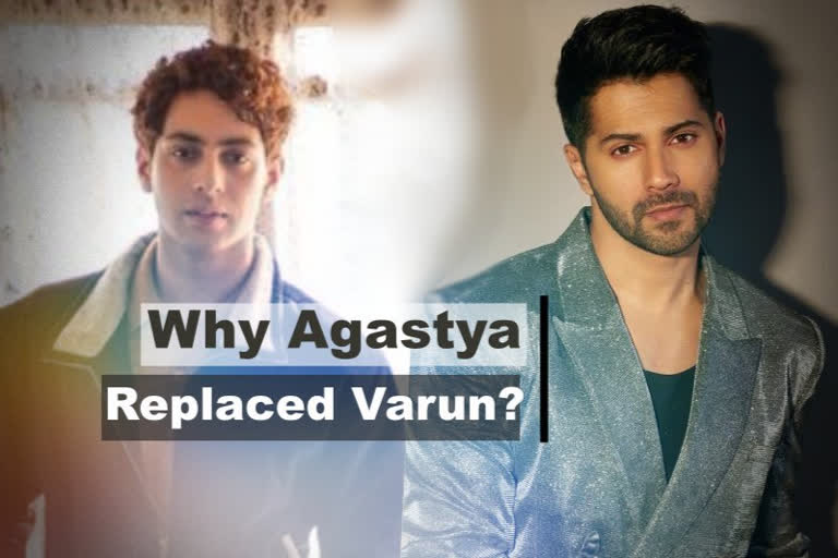 Agastya Nanda replaced Varun Dhawan in Ikkis