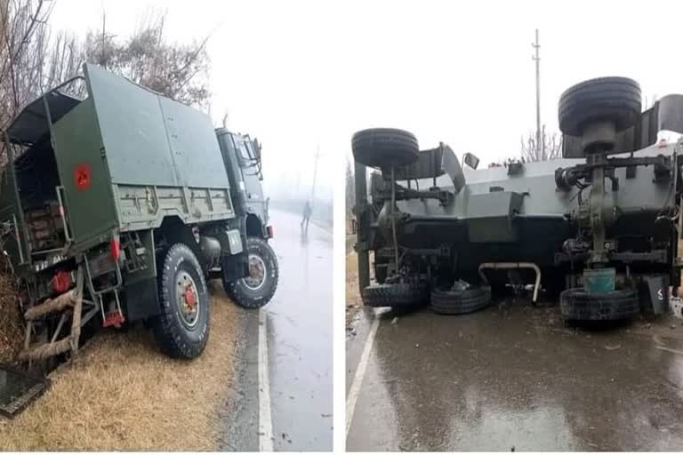 two-military-vehicles-met-an-accident-in-anantnag-kashmir