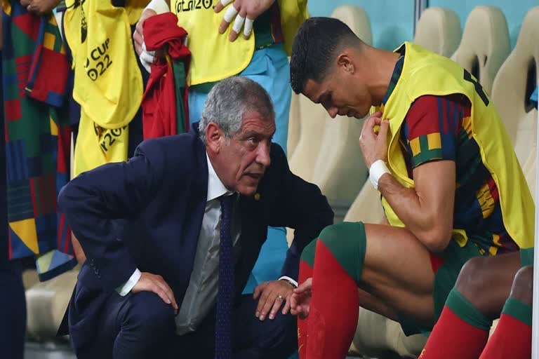 Fernando Santos on Cristiano Ronaldo  Fernando Santos  Portuguese manager Fernando Santos  Cristiano Ronaldo  Portugal vs Morocco  youssef el nesyri  Fernando Santos no regrets  ക്രിസ്റ്റ്യാനോ റൊണാൾഡോ  ഫെർണാണ്ടോ സാന്‍റോസ്  പോർച്ചുഗൽ vs മൊറോക്കോ  FIFA world cup  morocco semifinal FIFA world cup