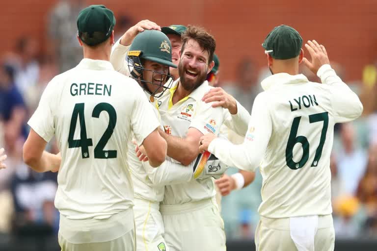 aus vs wi  australia vs west indies 2nd test highlights  australia vs west indies  ഓസ്‌ട്രേലിയ vs വെസ്‌റ്റ്‌ഇന്‍ഡീസ്  ട്രാവിസ് ഹെഡ്‌  Travis Head  മാര്‍നസ് ലബുഷെയ്‌ന്‍  Marnus Labuschein  അഡ്‌ലെയ്‌ഡ് ഓവലില്‍ ഓസ്‌ട്രേലിയയ്‌ക്ക് വിജയം