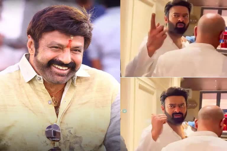 prabhas as guest in balakrishna unstoppable show shooting done