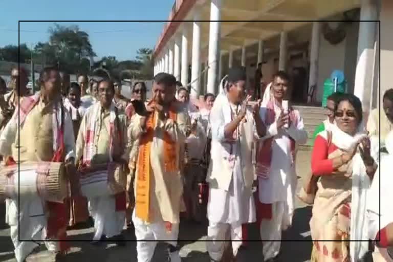 Dhemaji bihu surkshya committee laikhuta set up for Biennial Central Dhemaji Session