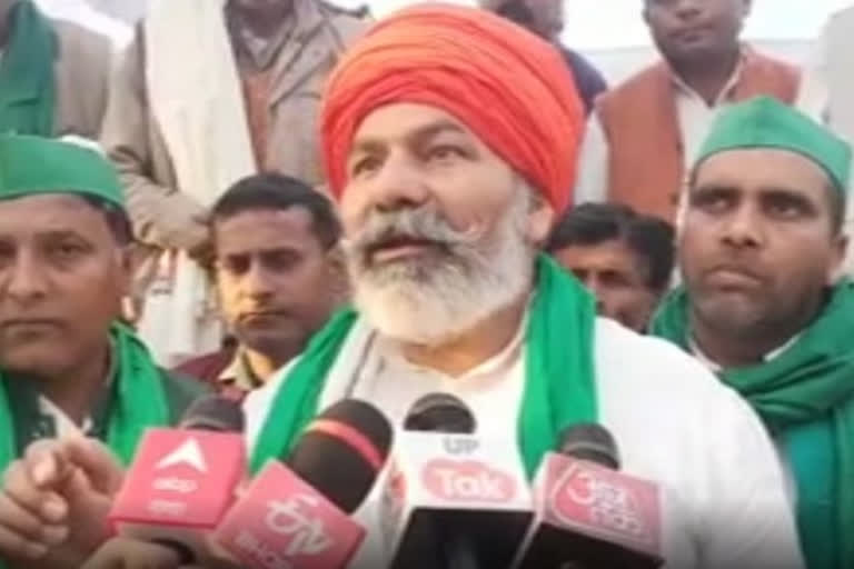 Farmer leader Rakesh Tikait slams BJP in Uttar Pradesh