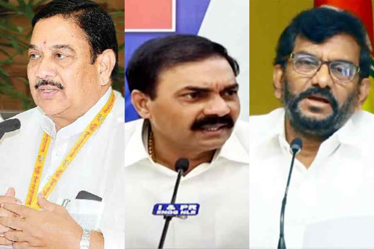 TDP Leaders on ysrcp