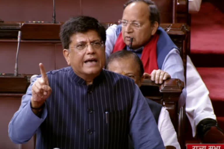 Piyush Goyal in Rajya Sabha