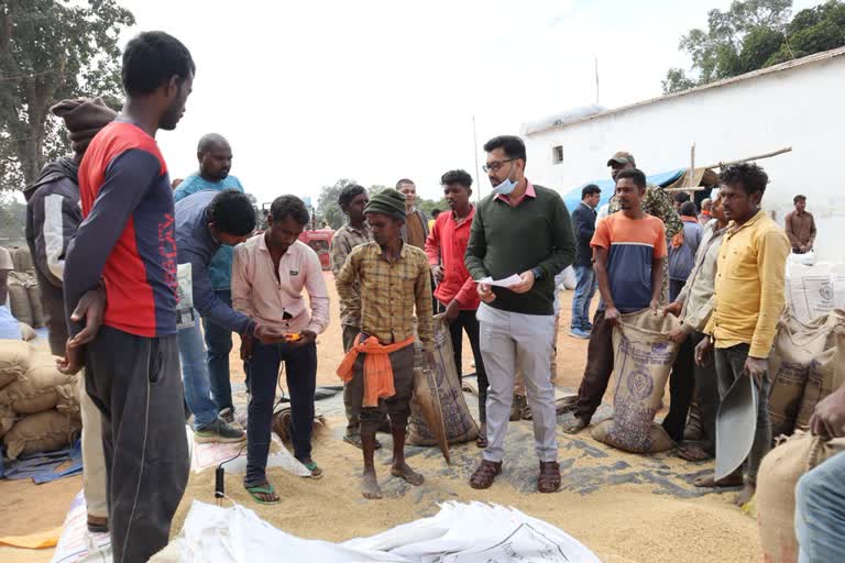 Rajauli paddy purchase center