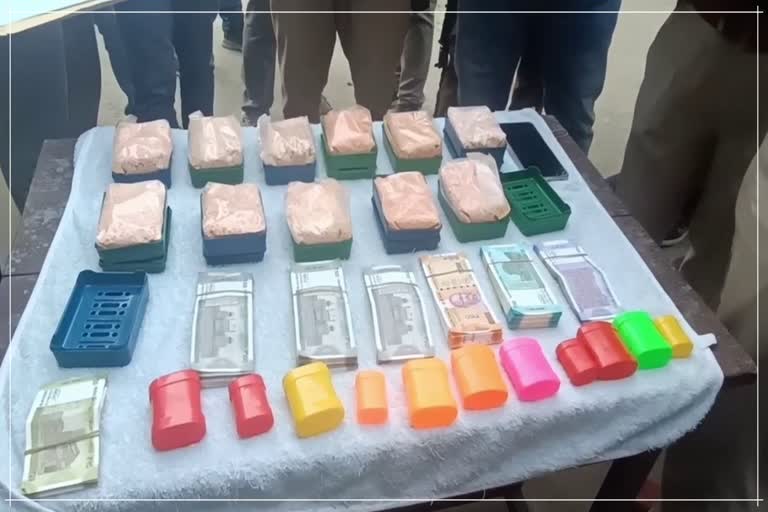 Huge amount of drugs seized at Jonai