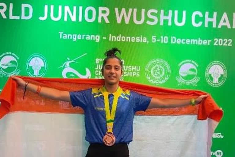 Ayeera Chishti from J&K wins gold medal at World Junior Wushu Championship