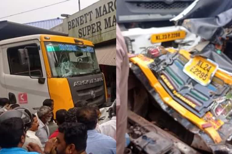 pta accident  pathanamthitta Taurus lorry Auto rickshaw accident  Taurus lorry Auto rickshaw accident  ടോറസ് ലോറിയും ഓട്ടോറിക്ഷയും കൂട്ടിയിടിച്ചു  പത്തനംതിട്ട  പത്തനംതിട്ട ശാസ്‌താംകോട്ട  ടോറസ് ലോറി