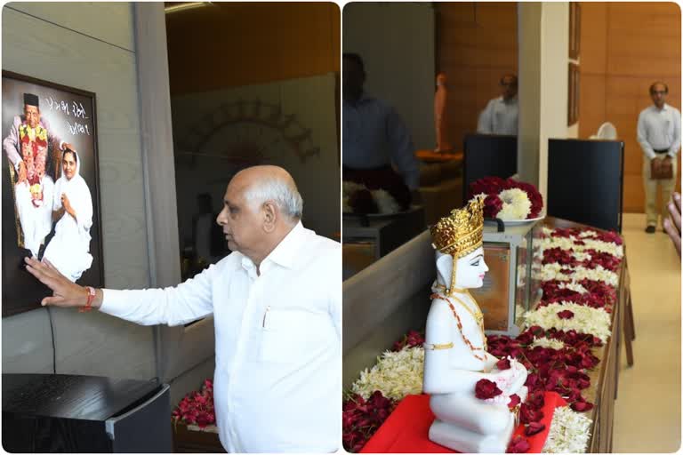 CM Bhupendra worships Dada Bhagavan