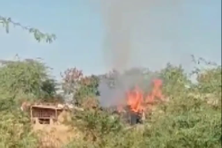 morena dabangs burnt dalits house