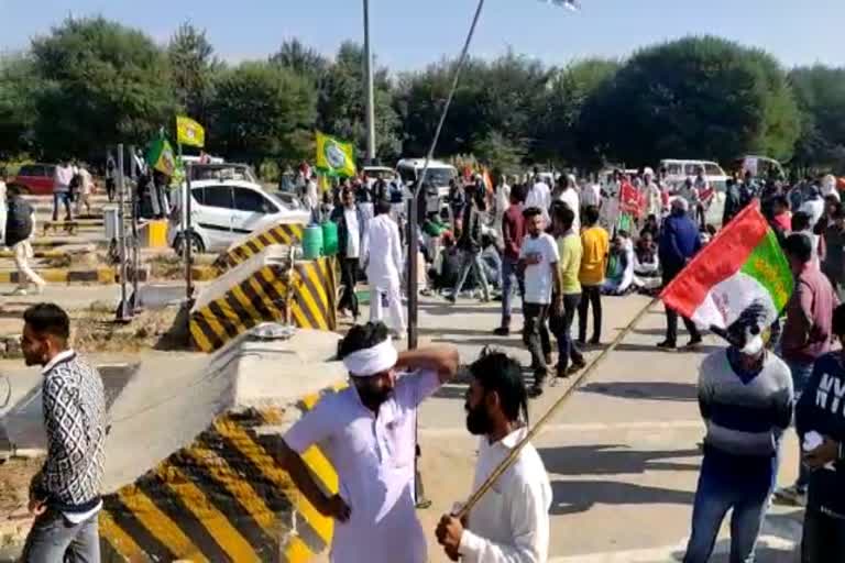 farmers protest in hisar