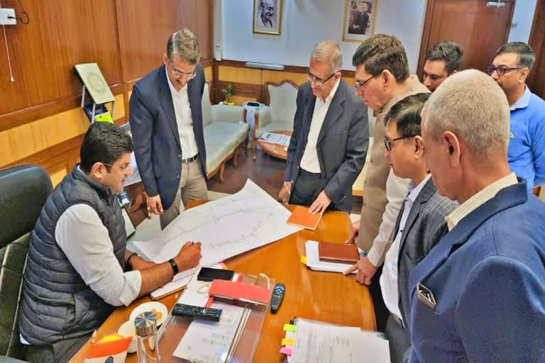 haryana Deputy CM Dushyant Chautala held a meeting with officials