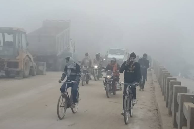 बिहार में पछुआ हवा के कारण ठंड बढ़ी