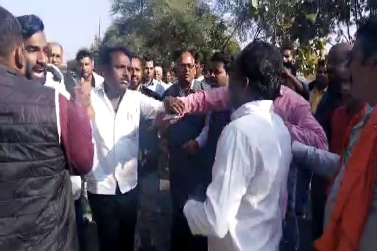 Clash between supporters of MLA and former MLA