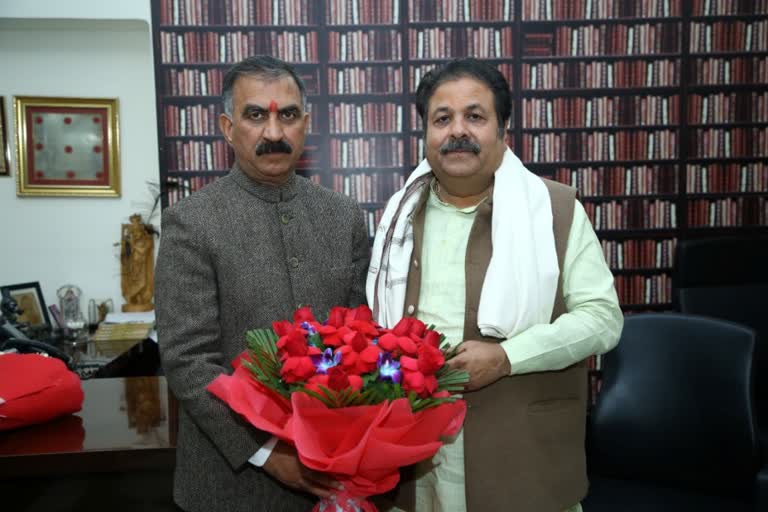 himachal cm sukhvinder sukhu in delhi