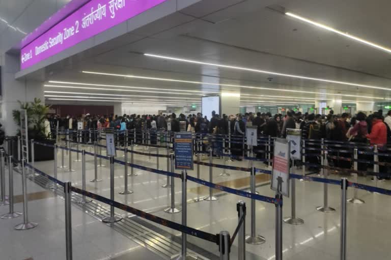 Union Home Secretary Ajay Kumar Bhalla will chair a high-level meeting on airport rush