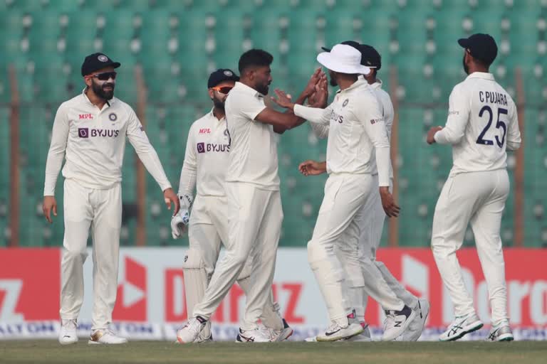 India vs Bangladesh  भारत बनाम बांग्लादेश  पहला टेस्ट दूसरा दिन  श्रेयस अय्यर  First Test Match Second Day  Shreyas Iyer