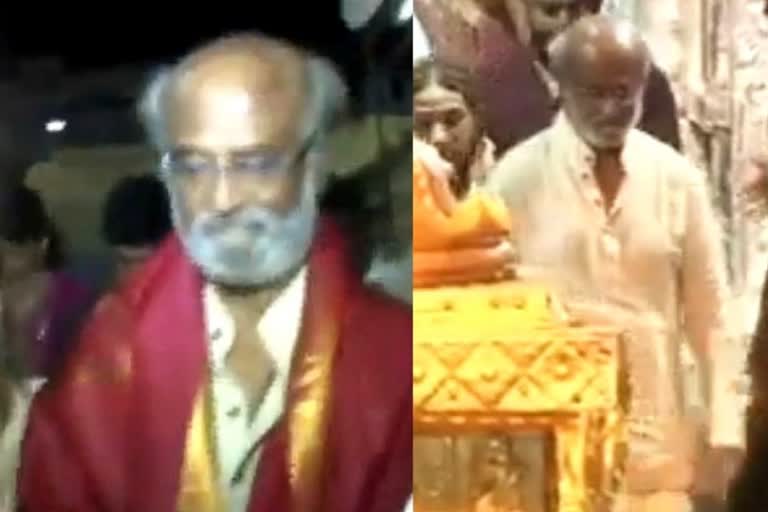 Rajinikanth offers prayers at Tirupati