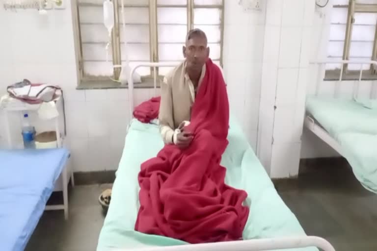 Old Man Beaten with sticks in alwar