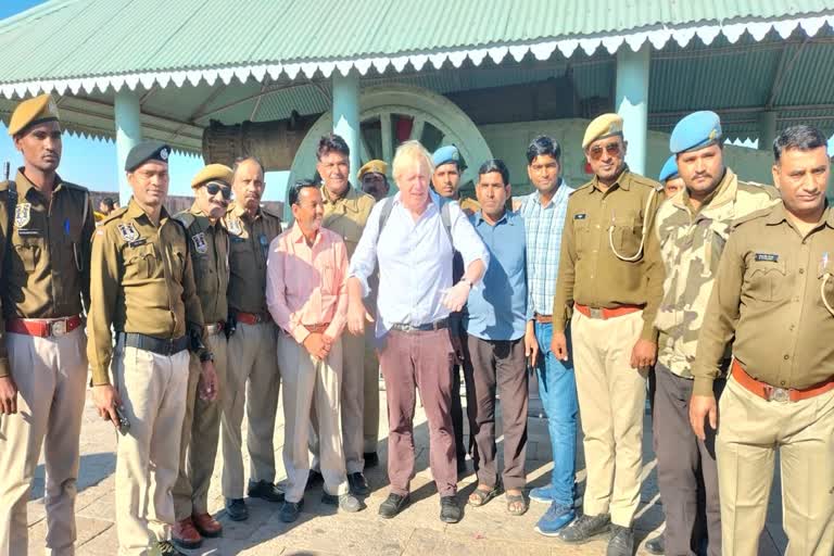 Boris Johnson visited Amer Mahal