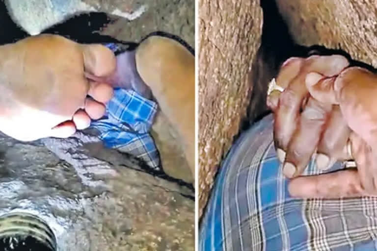 Telangana man stuck in rocks chasing phone rescued after 42 hours