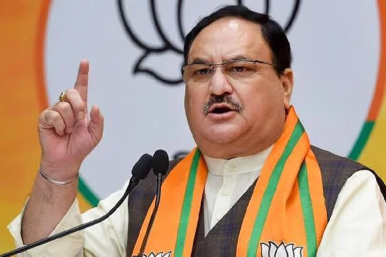 The flight in which JP Nadda was traveling was diverted to Vidyanagar in Karnataka