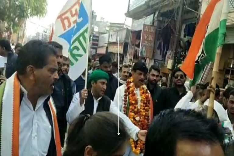 Provincial Congress President Awadh and former minister Nakul Dubey