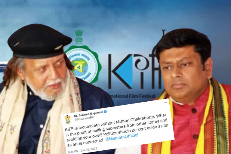 Sukanta Majumdar says KIFF is incomplete without Mithun Chakraborty