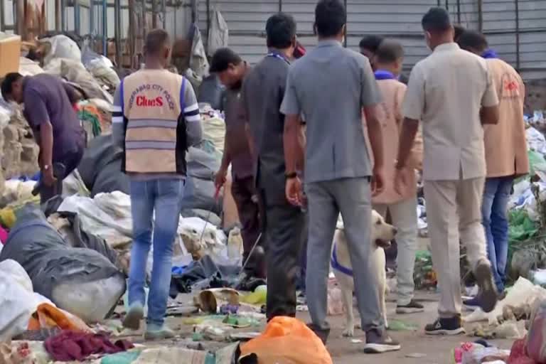 Chemical explosion in a dump yard in Hyderabad