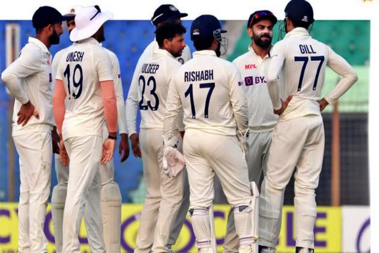 Bangladesh lost eight wickets till first test day two stumps